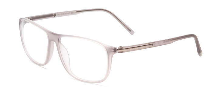 Porsche Design P8278-C Unisex Square Rx Eyeglasses Crystal Light Matte Grey 56mm