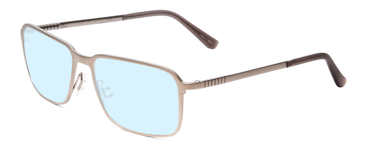 Porsche Designs P8293-B Unisex Progressive Blue Light Glasses Silver Black 55 mm