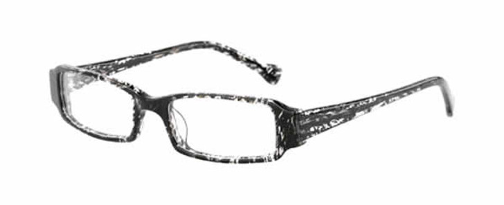 Ink Eyeglasses Lithograph in Black Marble :: Custom Left & Right Lens