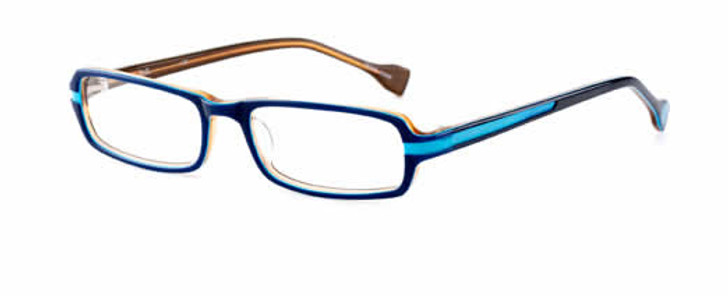 Ink Eyeglasses Serif in Navy :: Custom Left & Right Lens