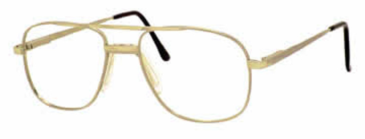 Boulevard Boutique Designer Eyeglasses 3125 in Gold :: Custom Left & Right Lens