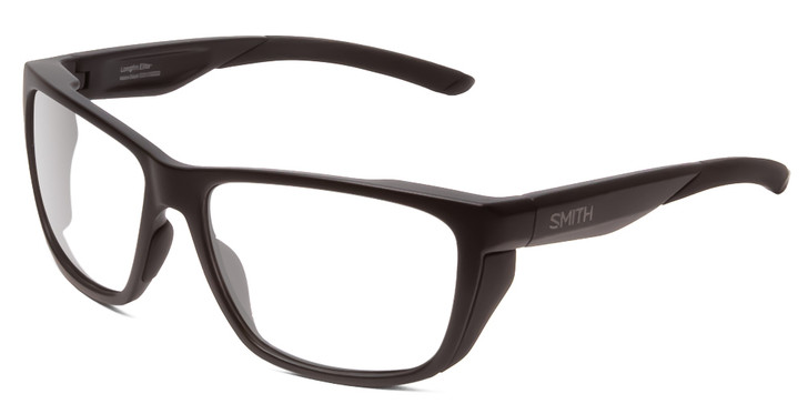 Smith Longfin Elite Wrap Prescription Eyeglasses Matte Black 59mm Rx-Progressive