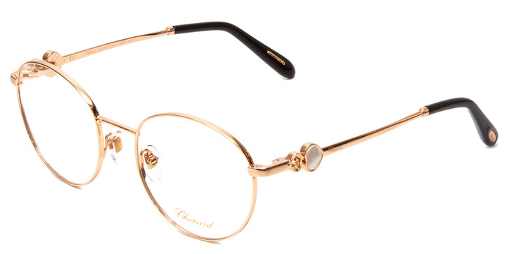 Chopard VCHC52S-08FC Ladies Round Reading Glasses Copper Gold 51mm Custom Lenses