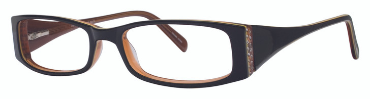 Calabria Viv 652 Caramel Designer Eyeglasses :: Custom Left & Right Lens