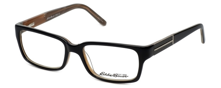 Eddie Bauer Designer Eyeglasses 8302 in Black-Marble :: Custom Left & Right Lens