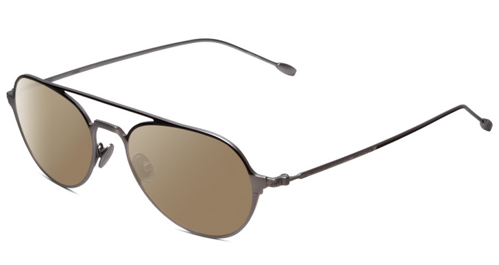 John Varvatos V164 Pilot Polarized Sunglasses Gun Metal Silver 53 mm 4 OPTIONS
