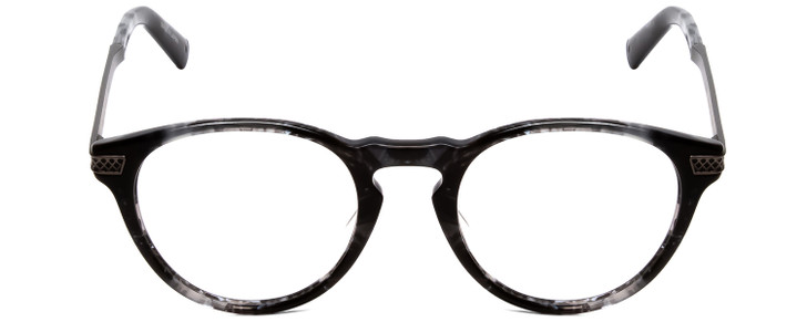 John Varvatos V365 Round Designer Reading Glasses Grey Smoke Marble Silver 47 mm