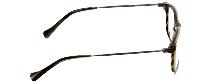 Lucky Brand D402 Square Designer Reading Glasses Green Marble Grey Silver 51 mm