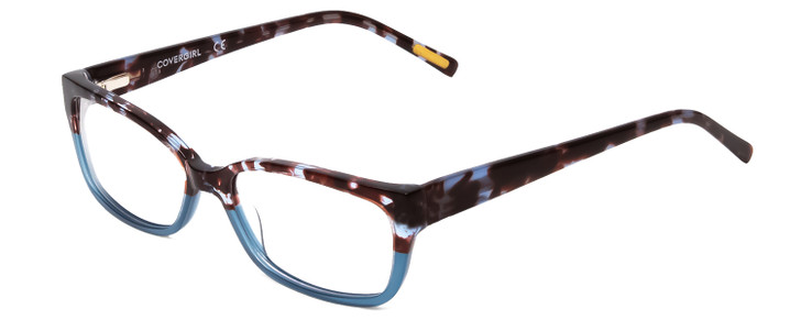 Cover Girl CG0536 Cateye Designer Eyeglasses Tortoise Brown 54mm Custom L&R Lens