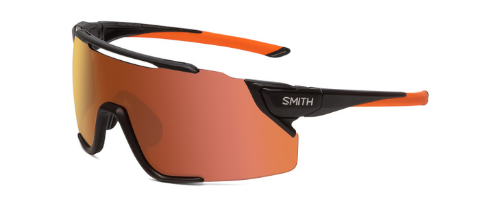 Smith Attack MAG MTB Rimless Sunglasses Black Cinder/CP Red Mirror/Amber 172 mm