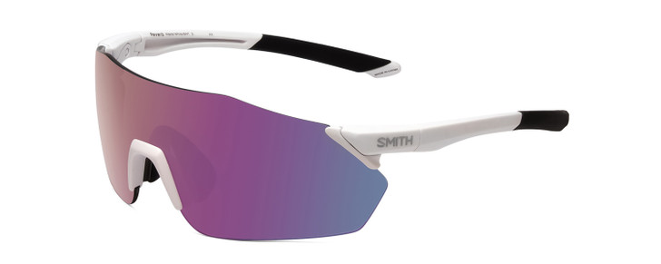 Smith Reverb PivLock Rimless Sunglasses White/CP Violet Purple Mirror&Rose 135mm