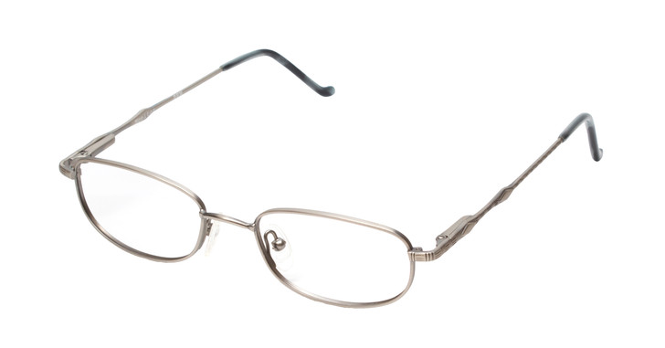 Reptile Designer Eyeglasses Monitor in Pewter :: Custom Left & Right Lens