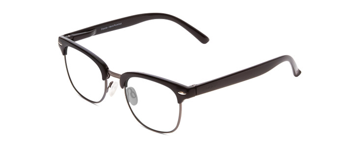 Coyote Country Club Unisex Cateye Eyeglasses in Gloss Black 51 mm Rx-Progressive