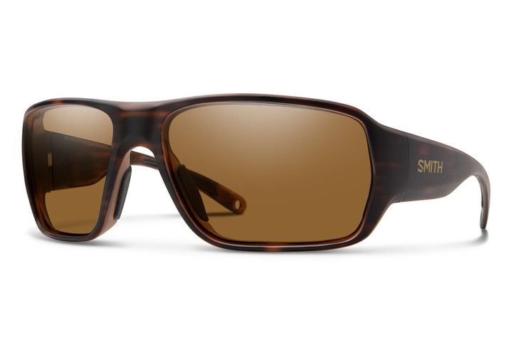 Smith Castaway Sunglasses in Matte Tortoise Gold/ChromaPop Glass Polarized Brown