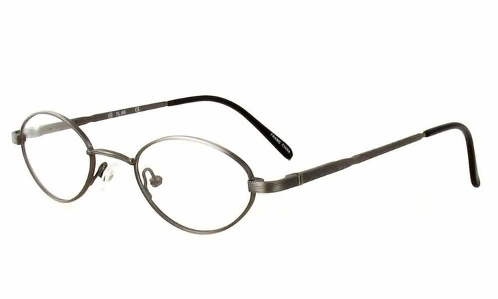 Calabria FL-66 Pewter Eyeglasses :: Custom Left & Right Lens