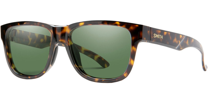 Smith Lowdown Slim 2 Sunglasses Vintage Tortoise Brown Gold/Polarized Gray Green