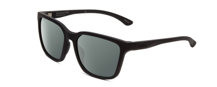 Smith Shoutout Core Unisex Retro Polarized Sunglasses Black 57mm PICK LENS COLOR
