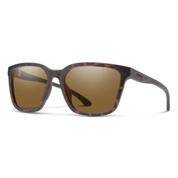 Smith Shoutout Core Unisex Retro Sunglasses Tortoise Gold/Polarized Brown 57 mm
