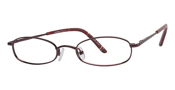 Seventeen Designer Eyeglasses 5303 in Burgundy :: Custom Left & Right Lens