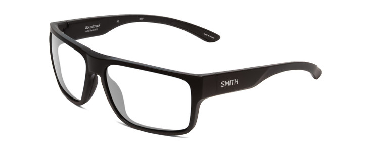 Smith Soundtrack Unisex Rectangle Reading Glasses in Matte Black 61mm Custom L&R