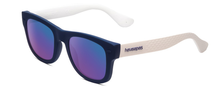 Havaianas PARATY/M Unisex Classic Sunglasses Blue White & Green Multi-Layer 50mm