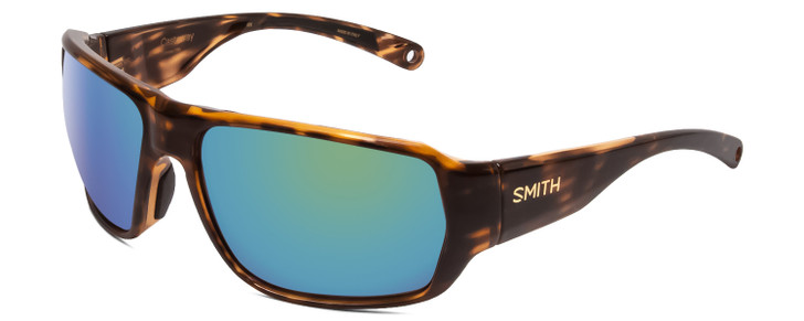 Smith Castaway Sunglasses Tortoise & ChromaPop Glass Polarized Green Mirror 63mm