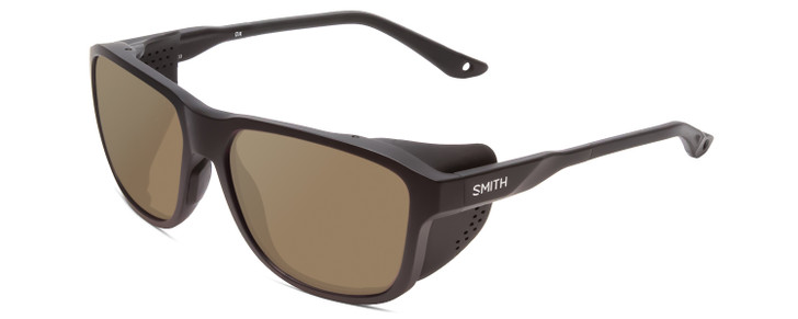 Smith Optic Embark Unisex Wrap Designer Polarized Sunglasses in Matte Black 58mm