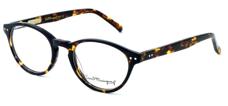 Ernest Hemingway Eyewear Collection H4612-LEO-47 mm Leopard Havana Tortoise Gold