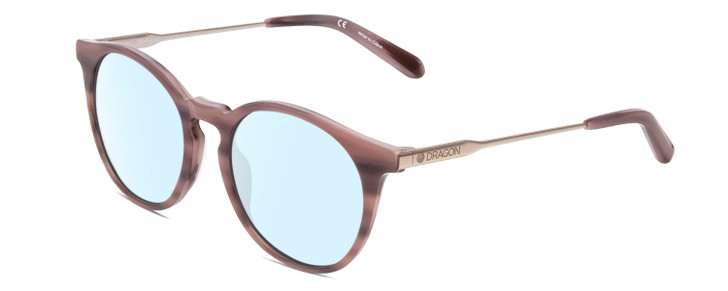 Dragon Alliance DR520S LL HYPE Unisex Blue Light Glasses Blush Wood Marble 51 mm