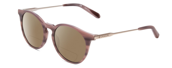 Dragon DR520S LL HYPE Unisex Polarized BIFOCAL Sunglasses Blush Wood Marble 51mm