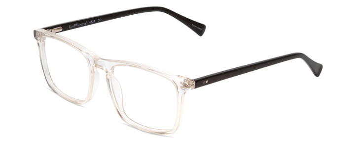Ernest Hemingway H4833 Unisex Cateye Eyeglasses Clear Crystal & Black 52mm Rx-SV