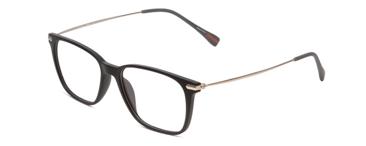 Profile View of Ernest Hemingway H4846 Unisex Cateye Designer Eyeglasses Black Grey Silver 53mm