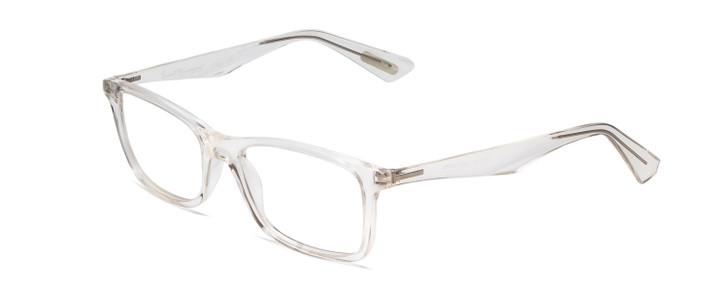 Profile View of Ernest Hemingway 4857 Unisex Cateye Designer Eyeglasses Shiny Clear Crystal 56mm