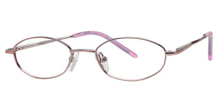 Calabria Viv Kids Zaps 9 Designer Eyeglasses in Pink :: Custom Left & Right Lens