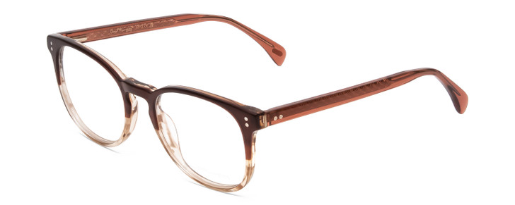 Profile View of Ernest Hemingway H4873 Unisex Cateye Designer Eyeglasses in Claret Red Fade 51mm