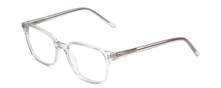 Profile View of Ernest Hemingway H4876 Designer Bi-Focal Prescription Rx Eyeglasses in Clear Crystal/Silver Accents Unisex Cateye Full Rim Acetate 53 mm