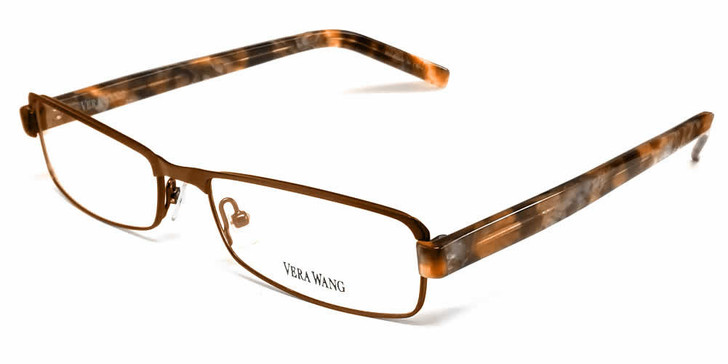 Vera Wang Designer Eyeglasses V085 in Brown :: Custom Left & Right Lens