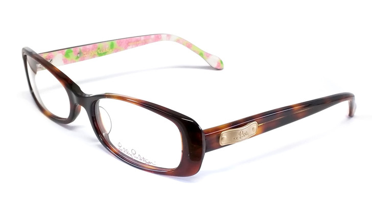 Lilly Pulitzer Designer Eyeglasses Annelise in Tortoise :: Custom Left & Right Lens