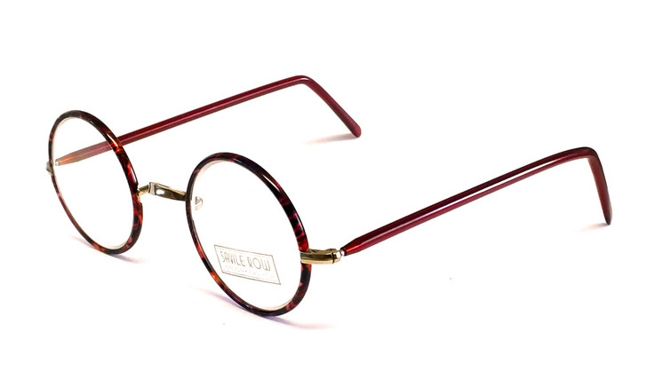 Berkshire Chase Eyeglasses Warwick 14KT Gold & Chestnut Tortoise with Polo Skull Temples 40 mm :: Custom Left & Right Lens