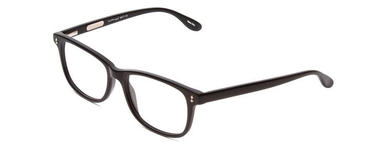 Profile View of Ernest Hemingway H4617 Designer Reading Eye Glasses with Custom Cut Powered Lenses in Shiny Black Unisex Cateye Full Rim Acetate 56 mm