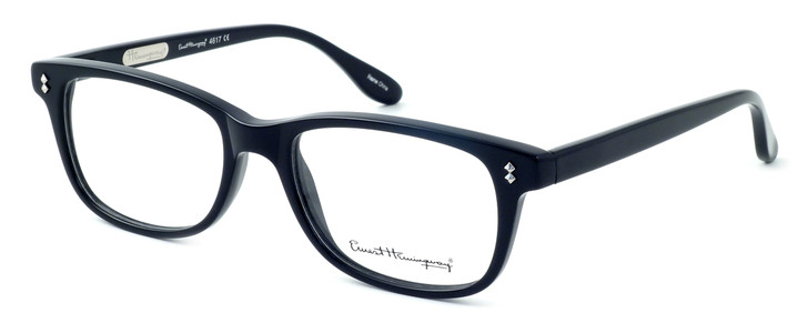 Ernest Hemingway 4617 Unisex Cateye Designer Reading Glasses in Matte Black 56mm