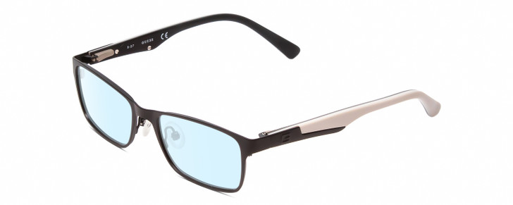 Guess GU9173 Unisex Progressive Blue Light Filter Eyeglasses in Black Gray 47 mm