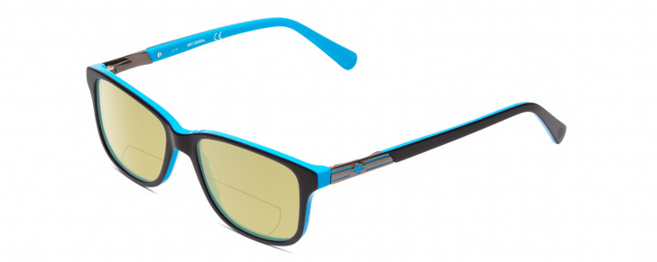 Harley Davidson HD0131T Unisex Polarized BIFOCAL Sunglass Glossy Black Blue 48mm