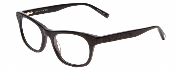 Jones New York J229 Womens Oval Designer Reading Glasses Black 48 mm Custom Lens