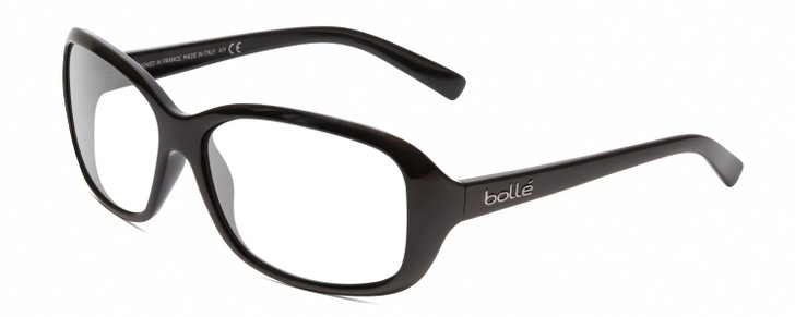 Bolle MOLLY Designer Reading Glasses Shiny Black Oval 56mm