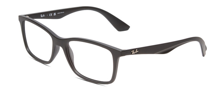 Ray-Ban RX7047 Unisex Cateye Reading Glasses in Matte Black 54mm Custom L&R Lens