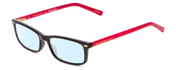 Kate Spade JODIE 2 Women's Blue Light Blocking Glasses in Black & Mulberry 50 mm