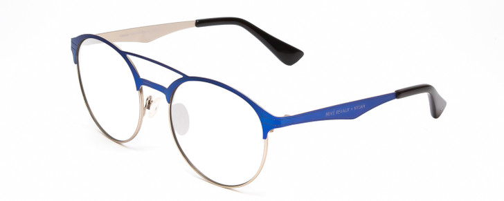 Prive Revaux Laguna Unisex Pilot Glasses Royal Blue/Silver 52mm Rx-Progressive