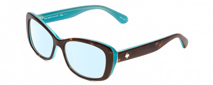 Kate Spade CLARETTA Women's Cat Eye Blue Light Glasses Tortoise Havana Blue 53mm