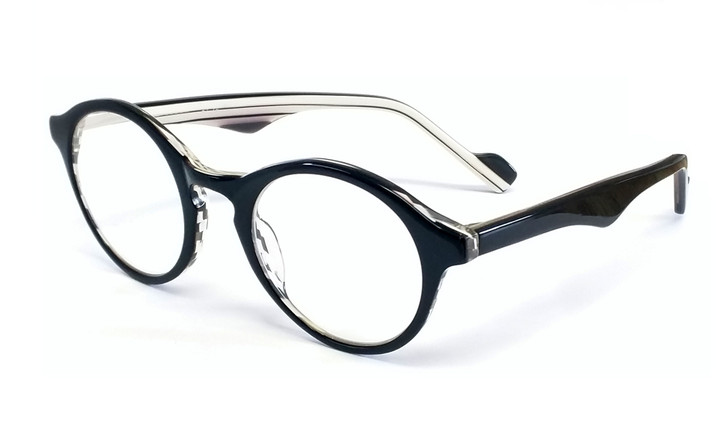 Calabria Designer Eyeglasses 850 Oreo :: Custom Left & Right Lens